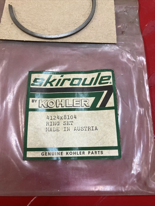 Nos Skiroule Kohler Piston ring 4124x8104 4124-8104 37-108-01 S1