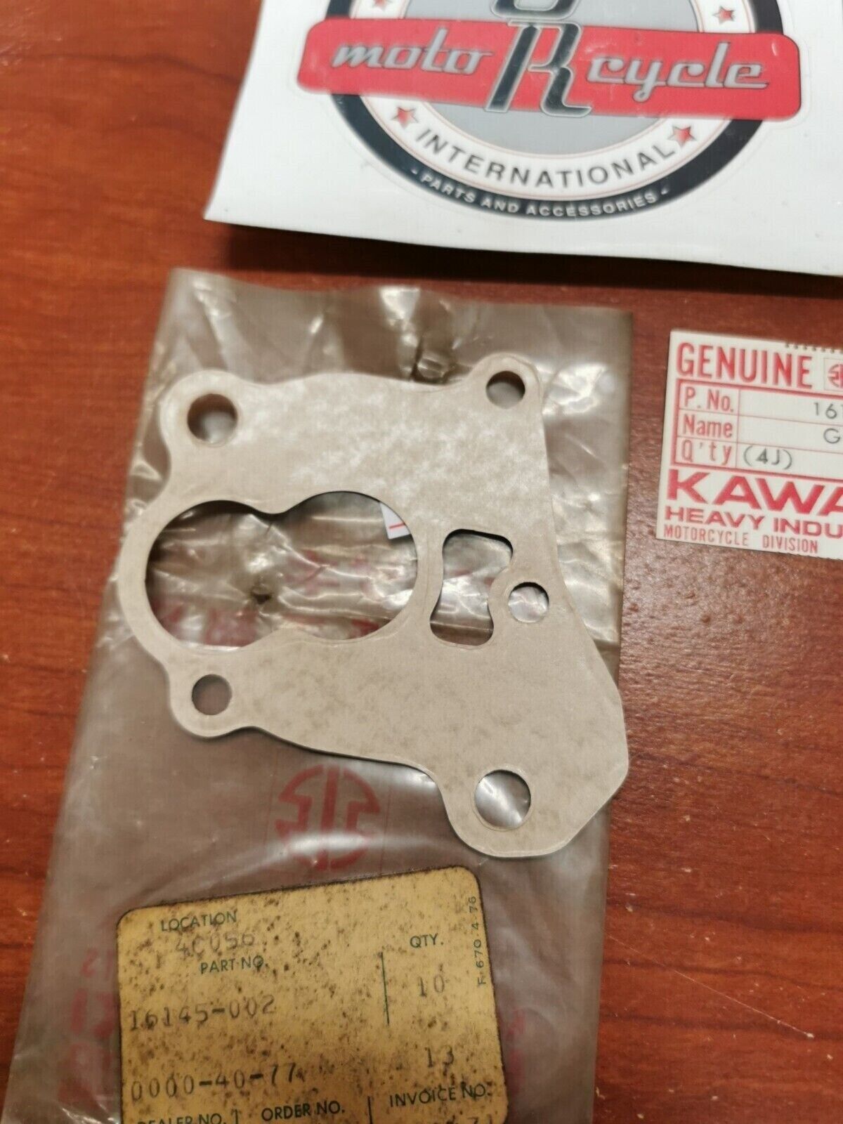 NOS Kawasaki KZ1000 KZ1100 ZN1100 OIL PUMP GASKET 16145-002 SUB. 11009-1029 K36