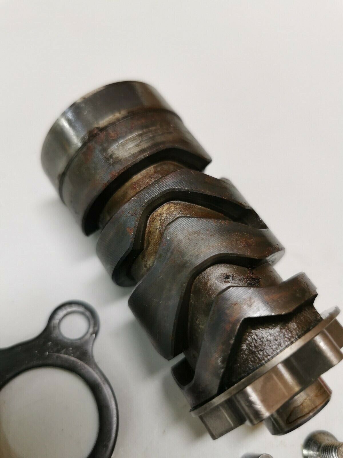 Suzuki RM125 1984 transmission gearshift gear shift drum cam gear stopper arm