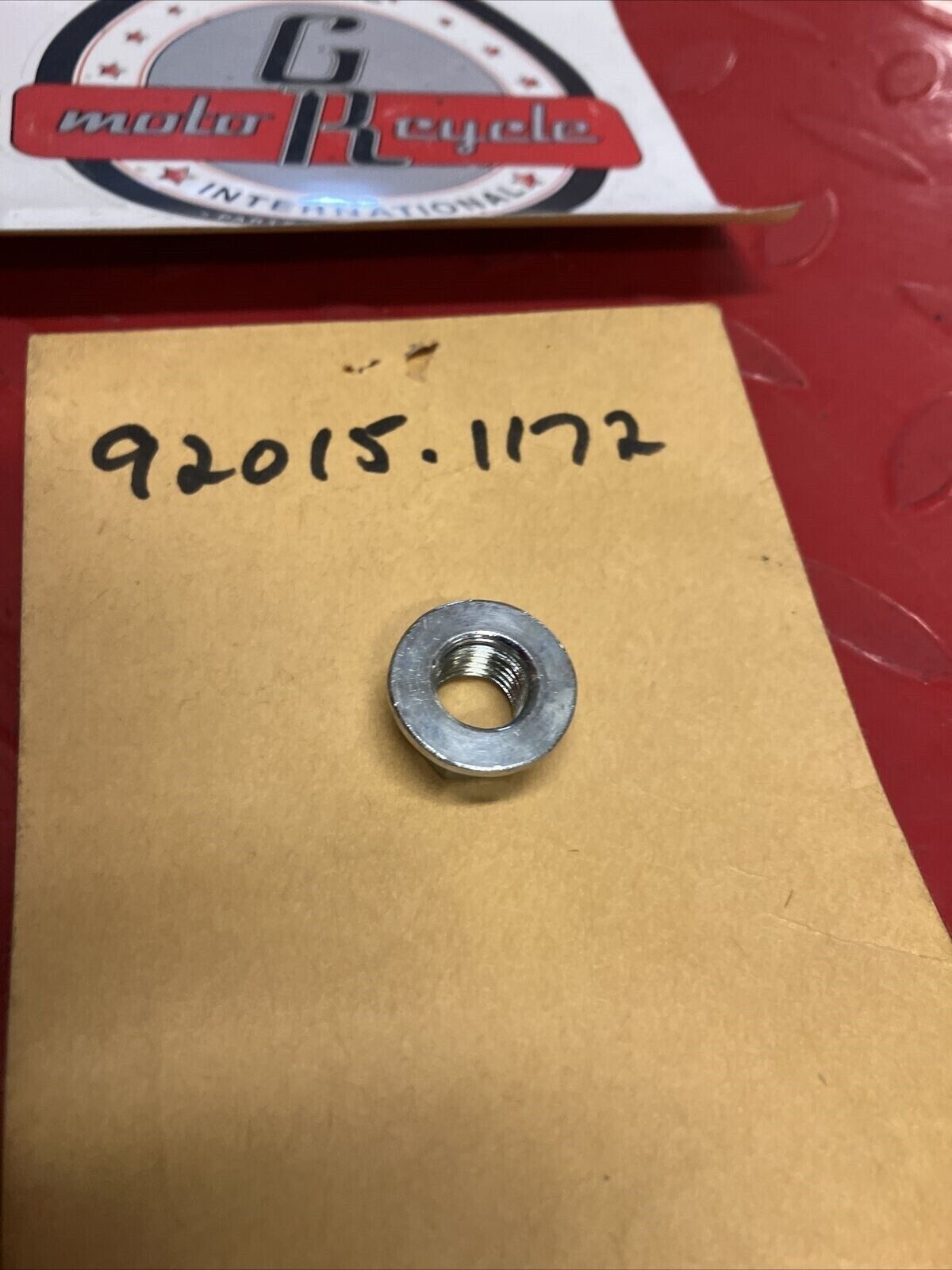 NOS KAWASAKI NUT FLANGED 10MM 92015-1172 Superseded by 92015-1428 K19