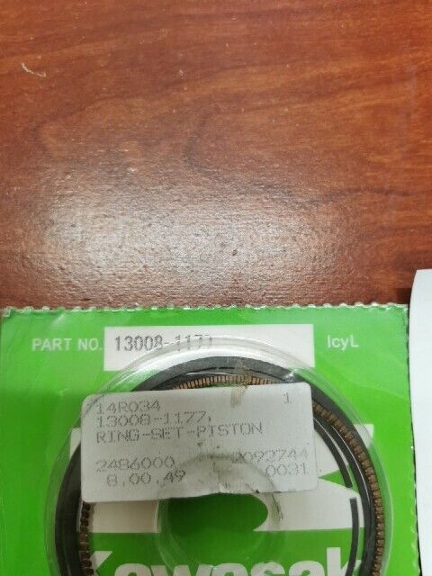NEW NOS Kawasaki KL250 PISTON RING SET 13008-1177 K38