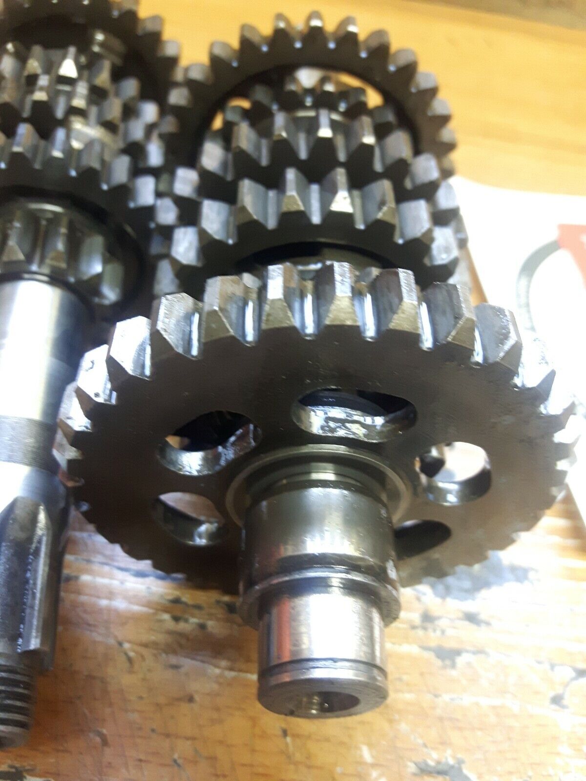 Kawasaki KLX125L 2003 transmission input output gear shaft 2004 2005 2006 KLX125