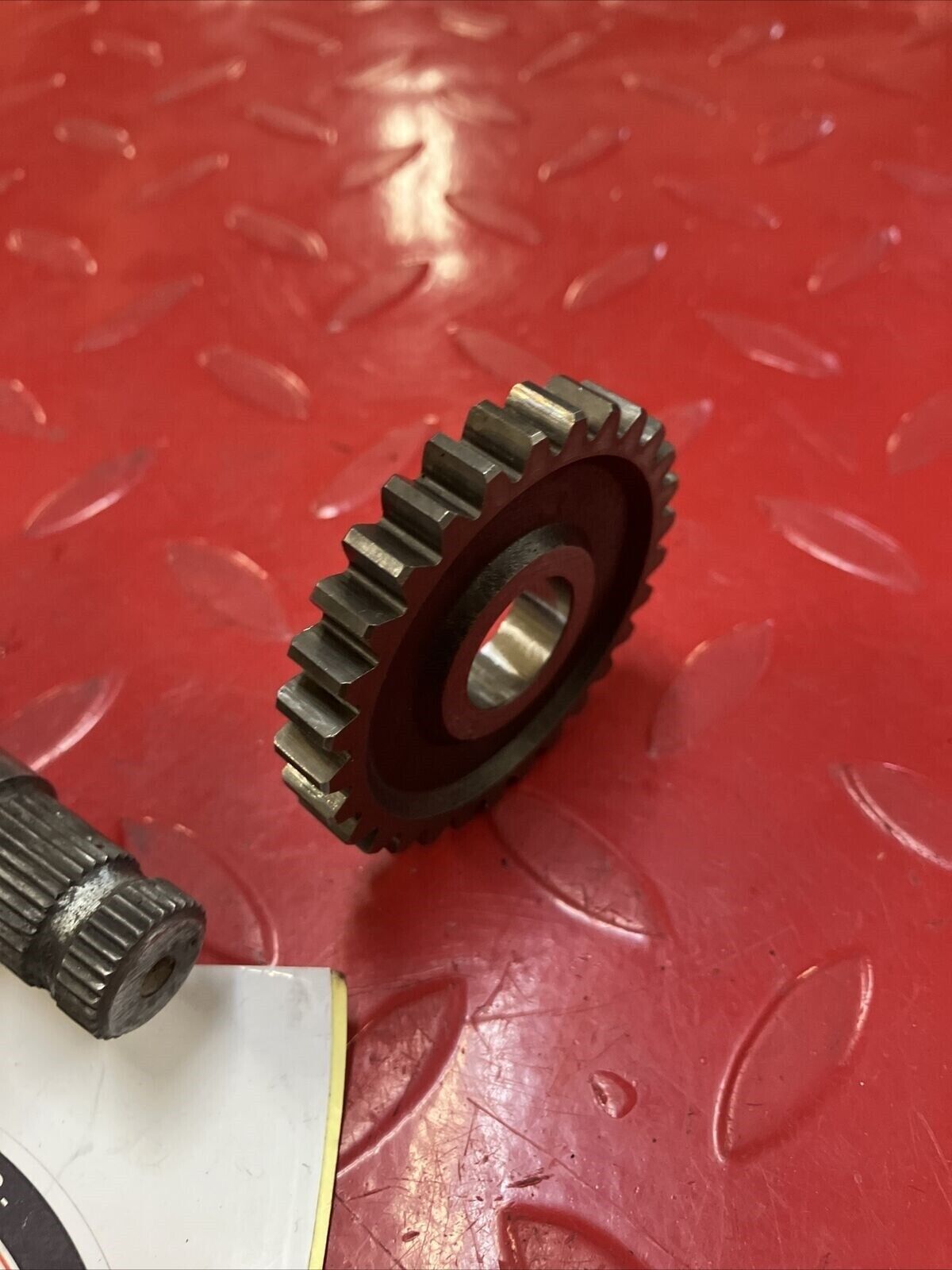 Honda XR80R 1986 kickstarter kick starter spindle shaft idle gear spring