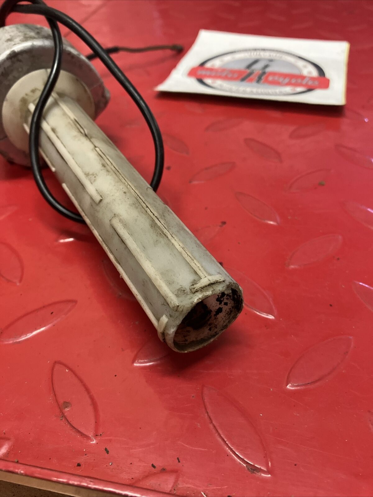 Suzuki RV90 1975 Thottle tube housing killswitch kill stop switch