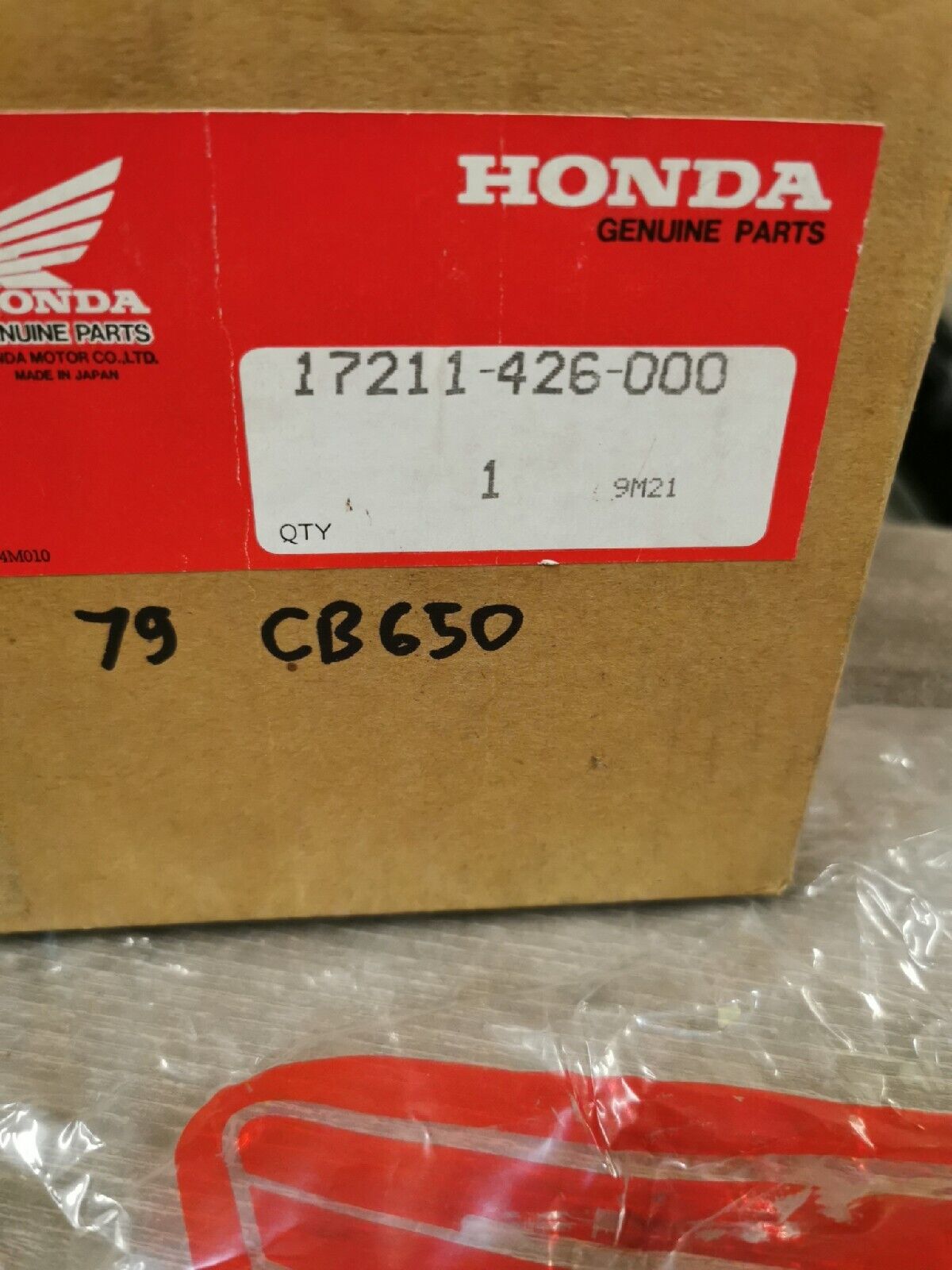 NOS HONDA CB650 1979 ELEMENT AIR FILTER 17211-426-000 H42