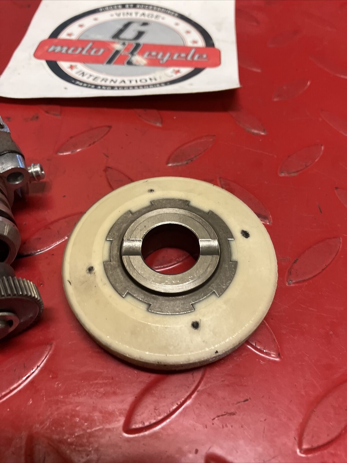 Yamaha U7E 1972 V70 oil pump assy drive gear