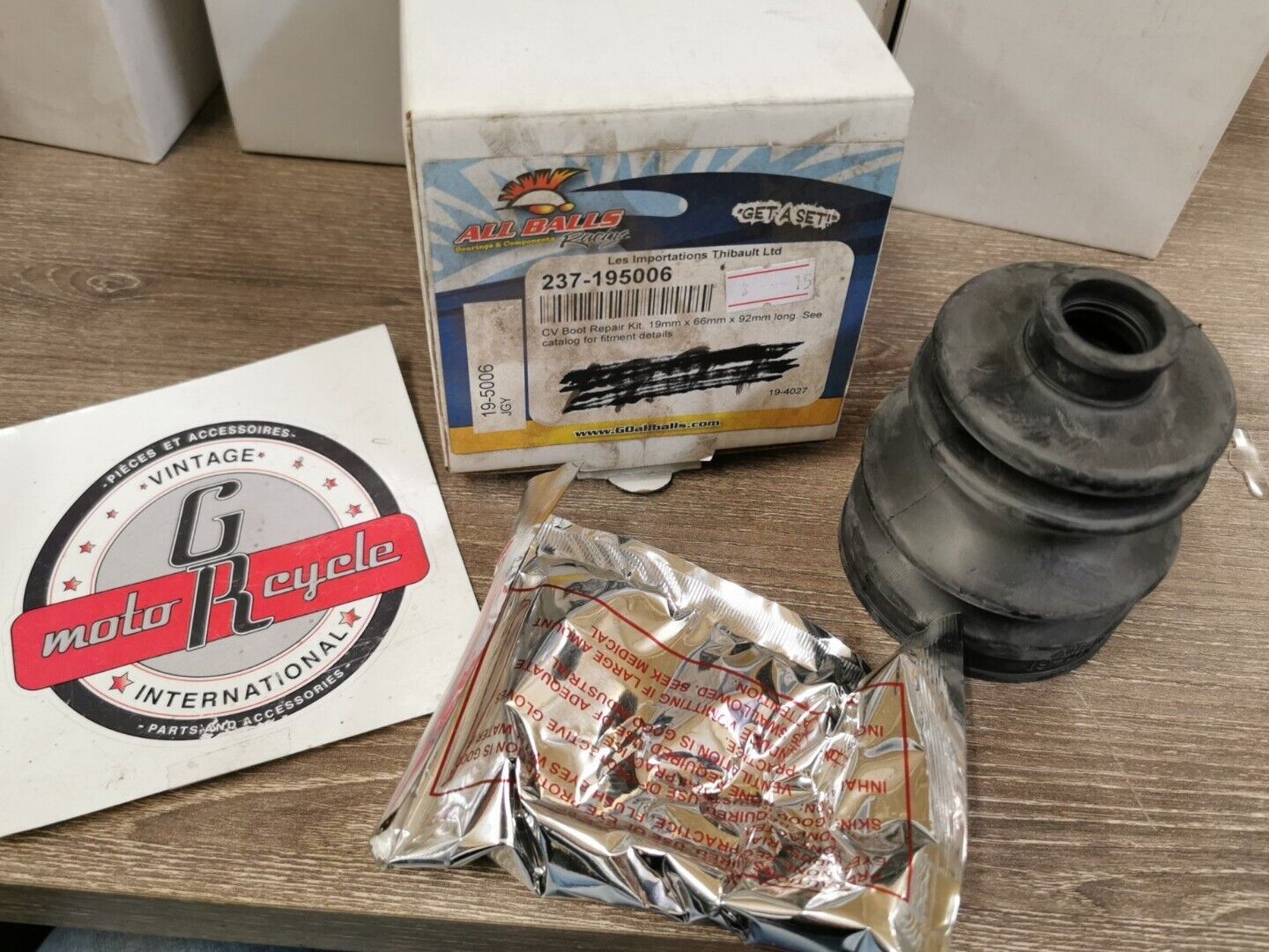 NOS ALL BALLS Arctic Cat Alterra 570 Prowler CV BOOT REPAIR KIT 19-5006 J52