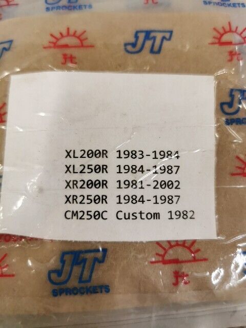 NOS JT HONDA XL200R XR200R XR250R TLR200 Steel Front Sprocket 12T JTF328.12 J57