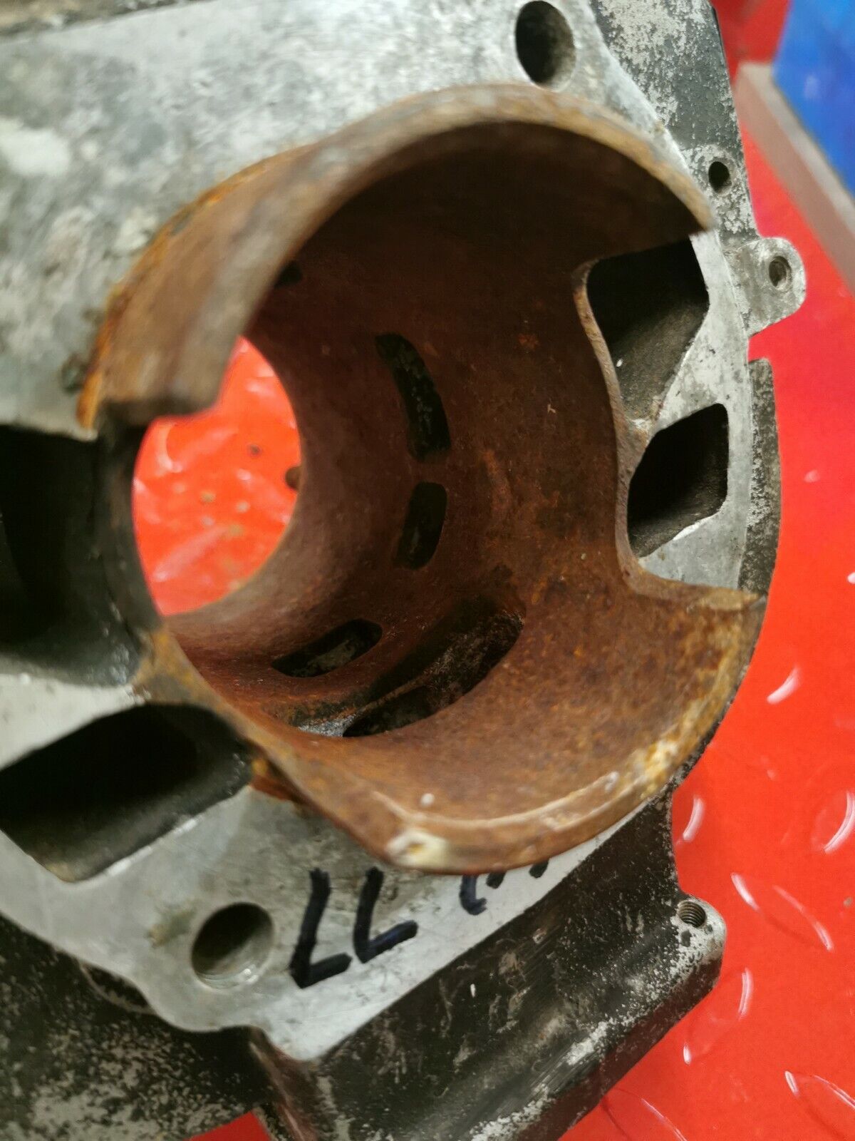 Yamaha DT250 1977 cylinder jug barrel 1978 70mm std 2