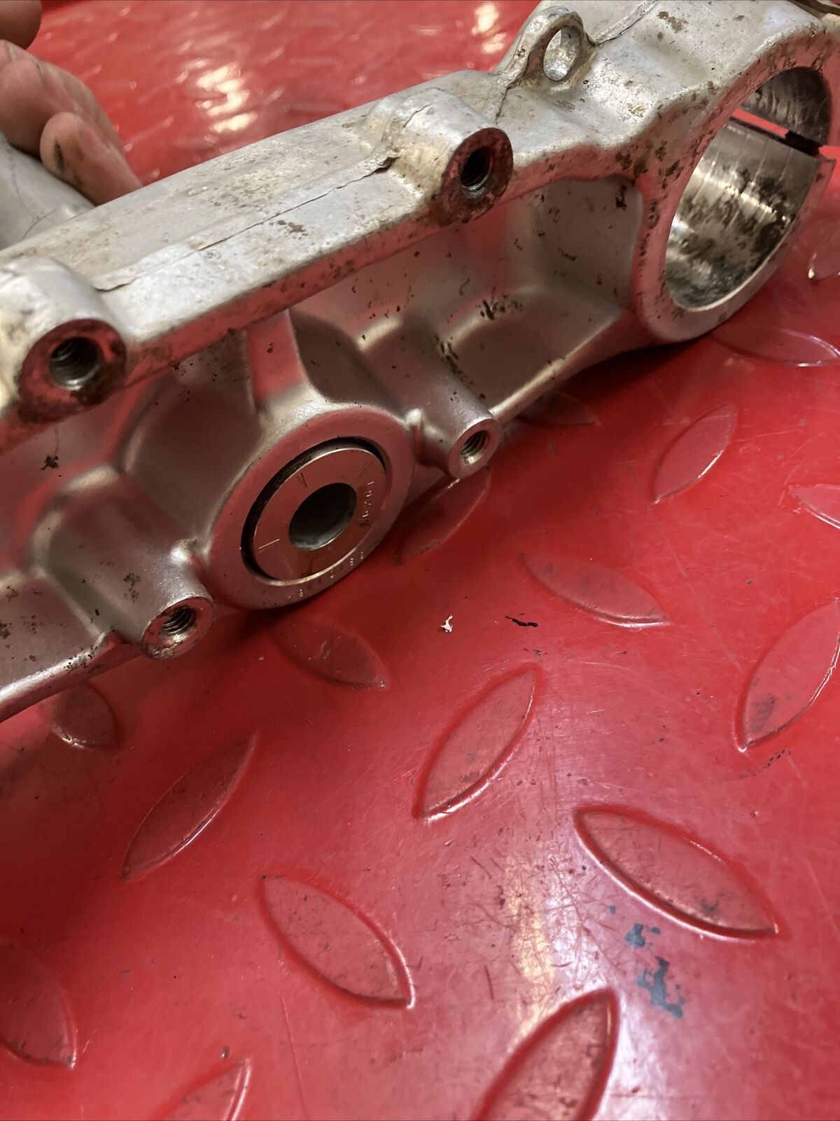 Honda CR250R 1984 steering stem top bridge triple clamp bridge CR125R CR500R