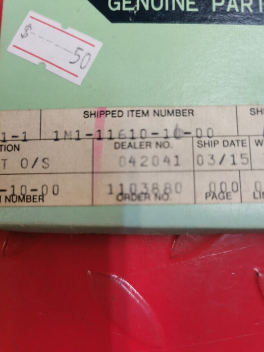 NOS YAMAHA DT250  DT250 1977 1978 PISTON RING SET 1ST (1ST O.S. 1M1-11610-10 Y27