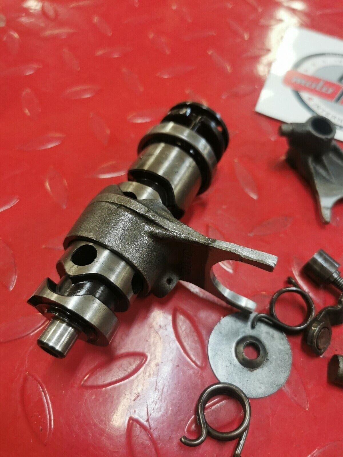 Honda CR250M 1976 transmission gearshift gear shift drum cam forks 24301-357-030