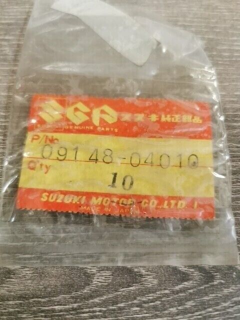 NOS SUZUKI GSXR750 GS1100E GSX1300BK GS550EF GS750S NUT 09148-04010 S36