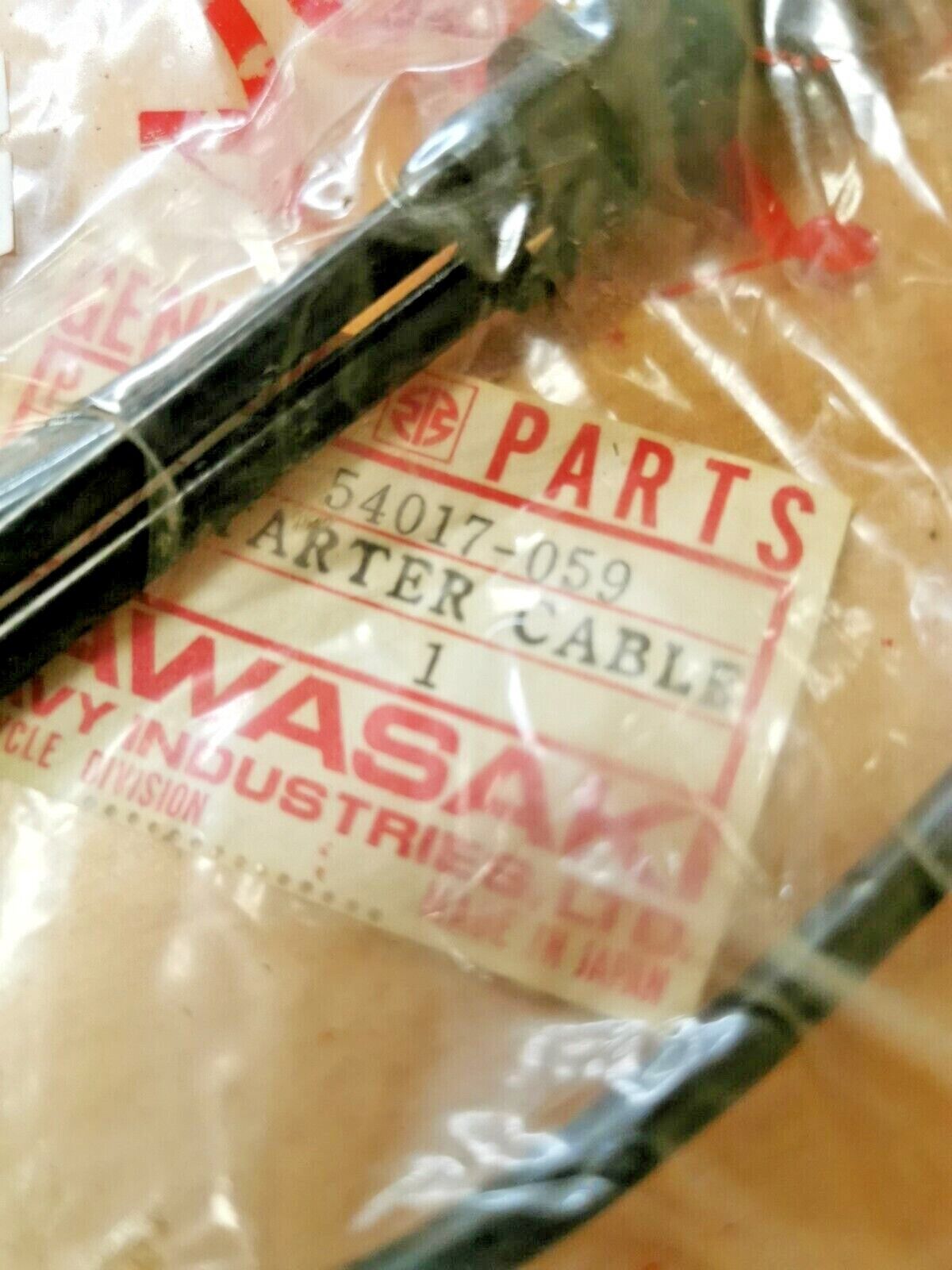 NOS KAWASAKI KH400 KH250 MACH1 1973 - 1978 STARTER CABLE 54017-059 K8