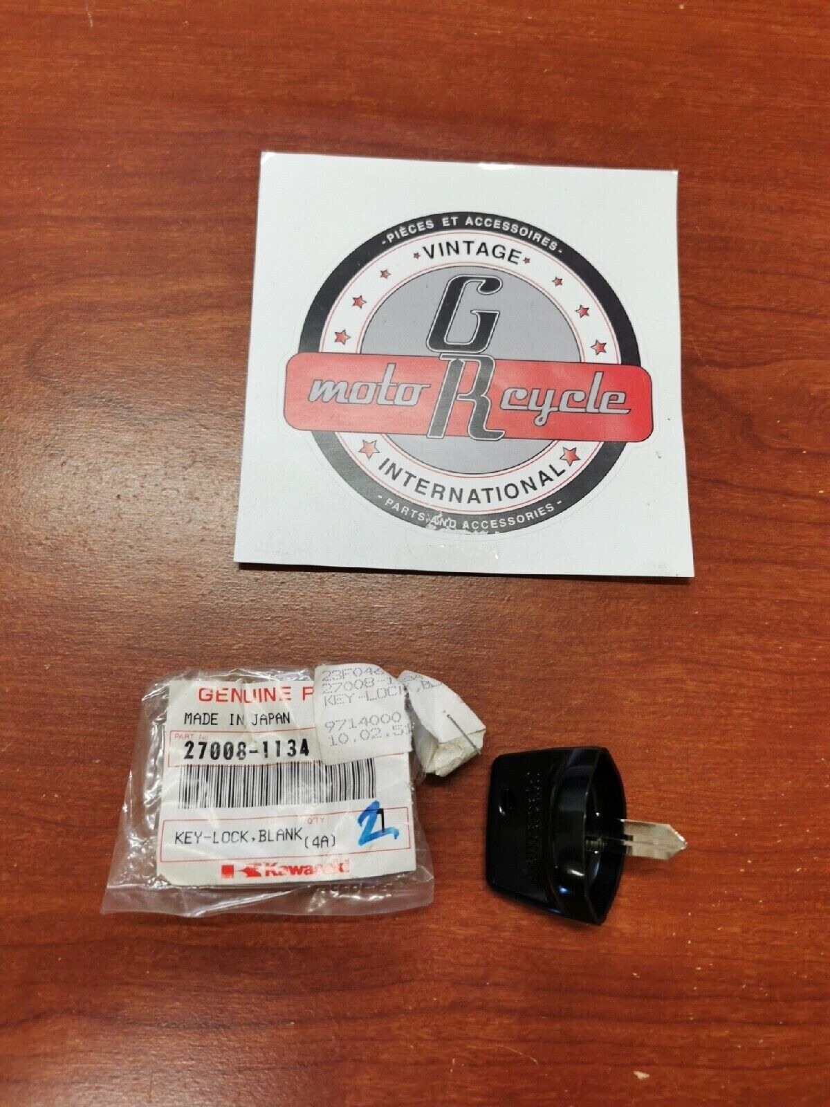 NOS Kawasaki KVF750 KSF450 KVF650 BLANK KEY LOCK 27008-1134 K25