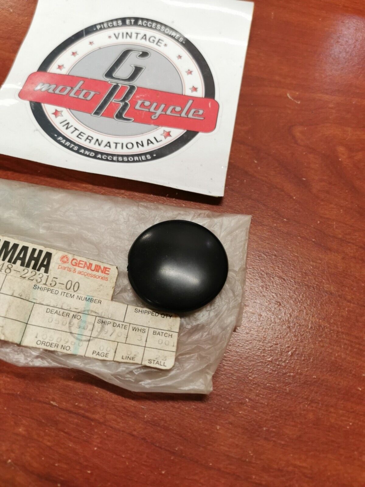 NEW NOS Yamaha YFU1 YT125 BR250 EC340 ET340 CAP 148-22315-00-00 Y99