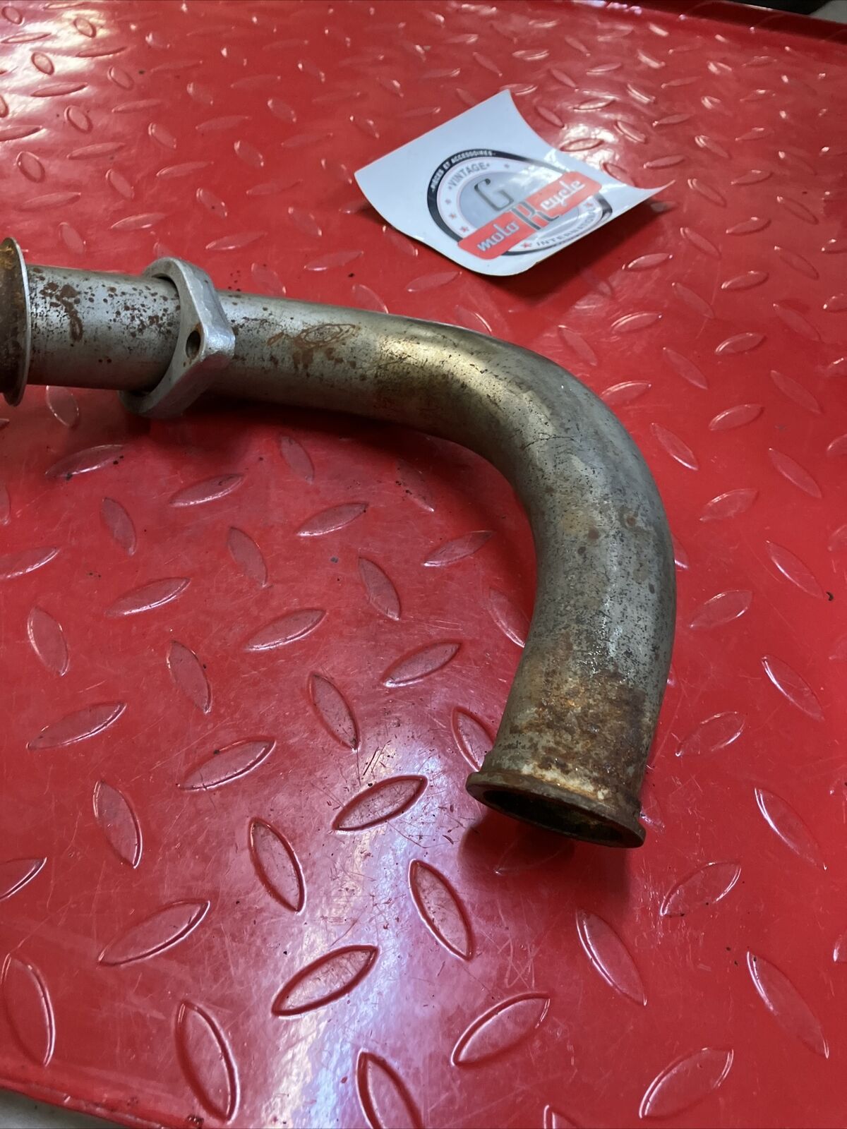 Yamaha RD400 1977 right exhaust pipe header 1976 1978 3