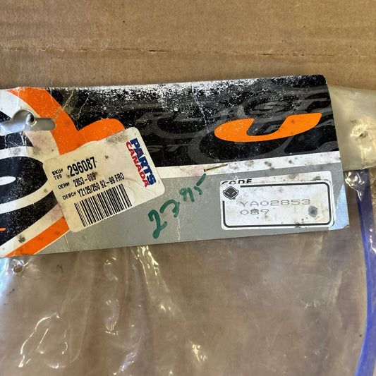 NOS UFO PLAST FRONT NUMBER PLATE REFLEX BLUE YA02853-089