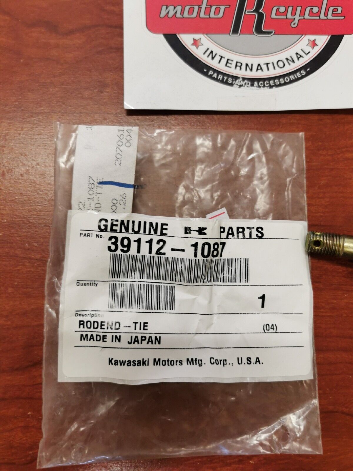 NOS Kawasaki 2004 - 2009 2011 KSV700 TIE ROD END 39112-1087 K25