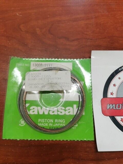 NEW NOS Kawasaki KL250 PISTON RING SET 13008-1177 K38