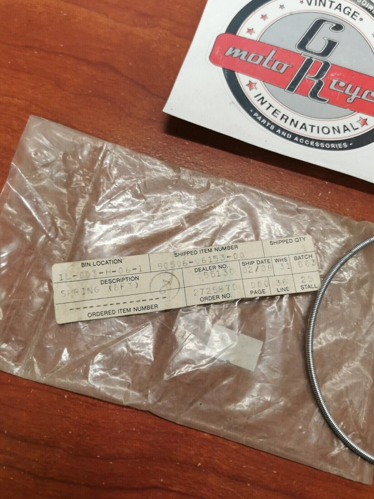 NOS Yamaha 1977 - 1980 ET250 TENSION SPRING 90506-06153-00 Y100