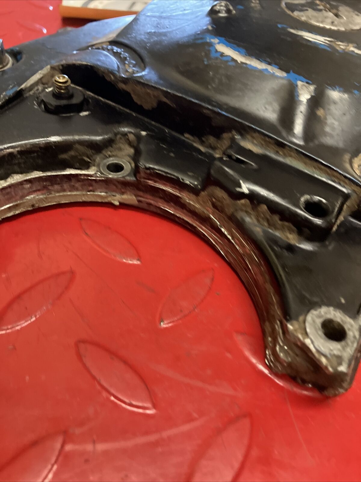 Honda XL250R 1982 Left crankcase stator cover 1983
