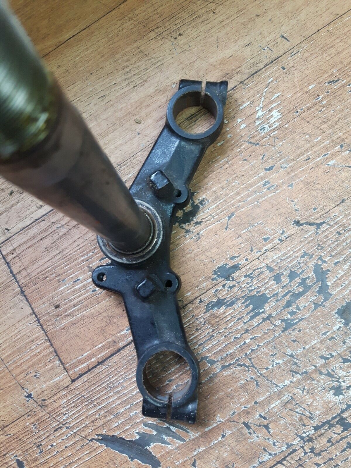 Honda XR80R 1993 steering stem triple tree clamp XR100R 1985 - 1996