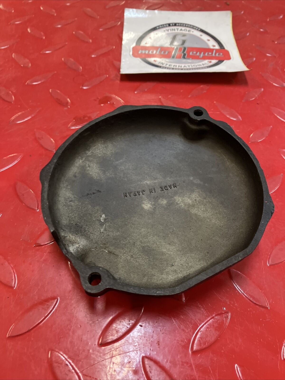 Suzuki RM125 1982 left crankcase stator magneto cover