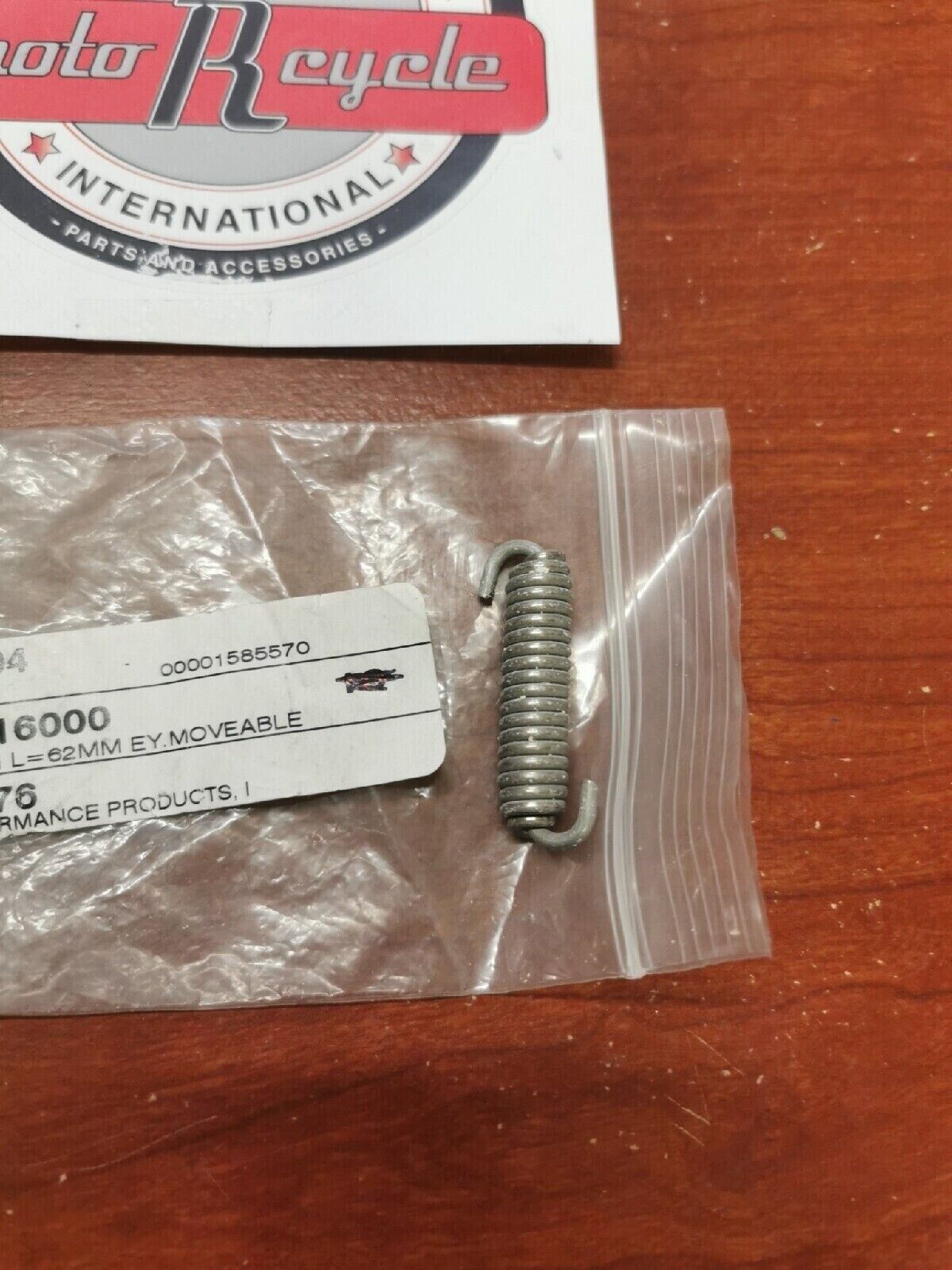 NOS KTM 125 EXC MXC SX SXS 200 TEN.SPRING L=62MM EY.MOVEABLE 50305016000 KT4