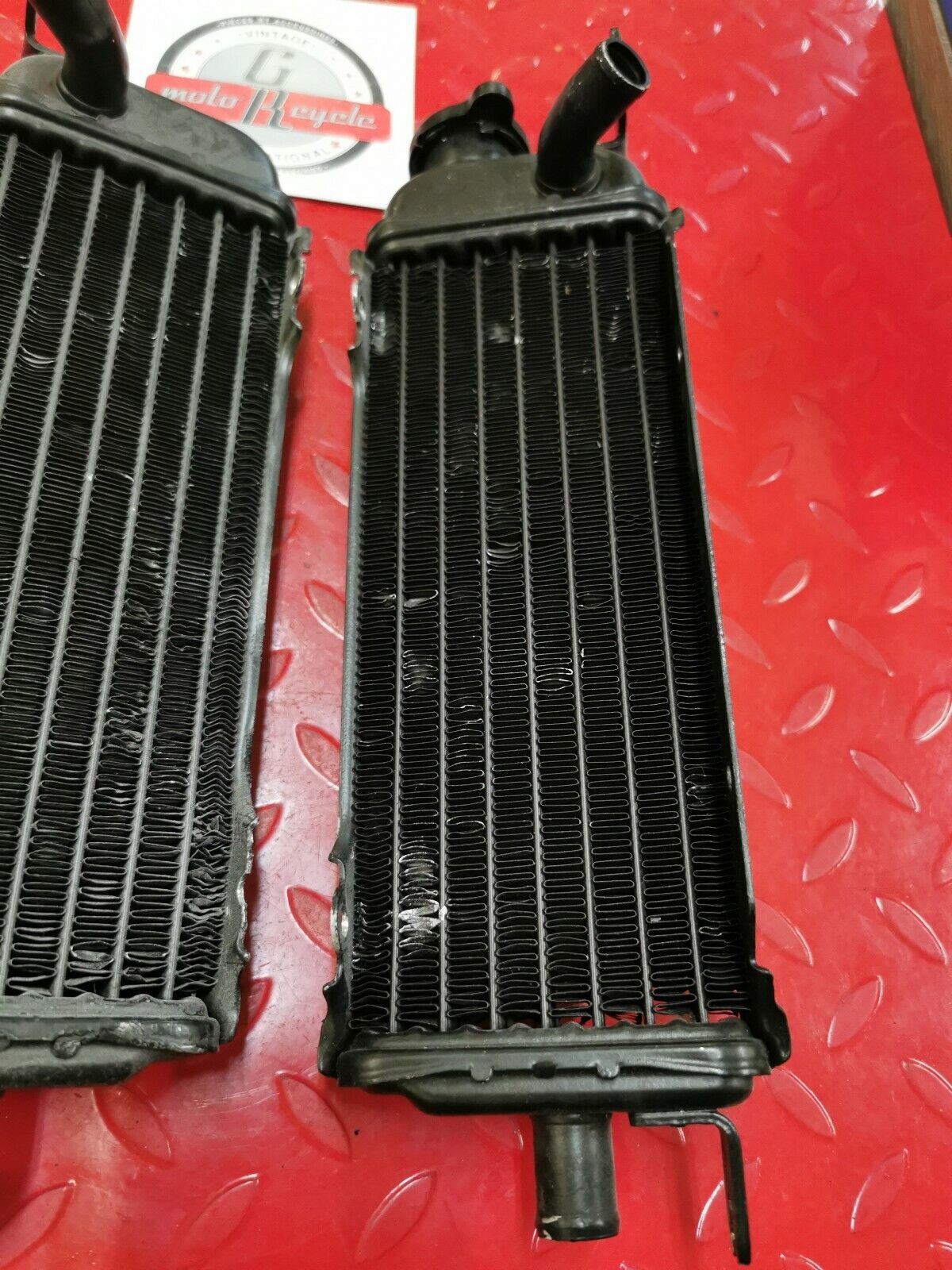 Suzuki RM125 1984 left right radiator set 1985 17710-14502 1985 3
