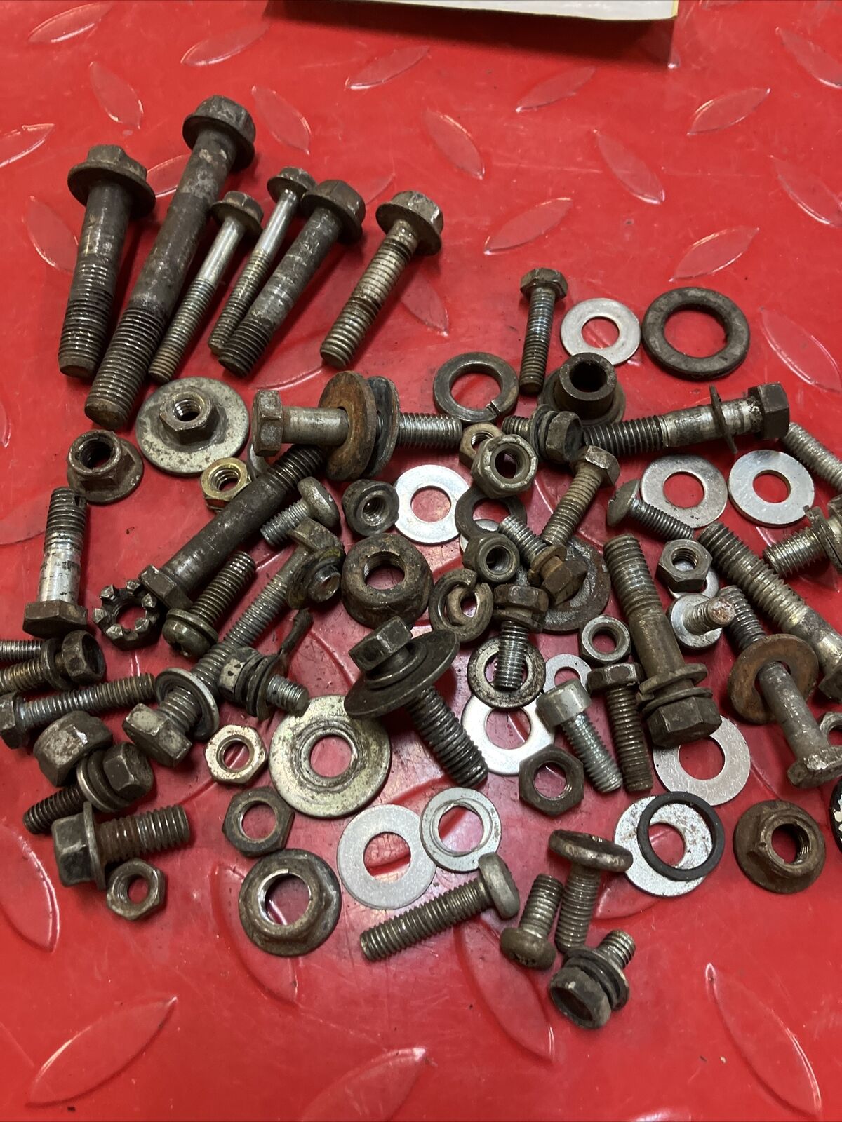 Suzuki RM125 1982 frame bolt nut washer collar hardware