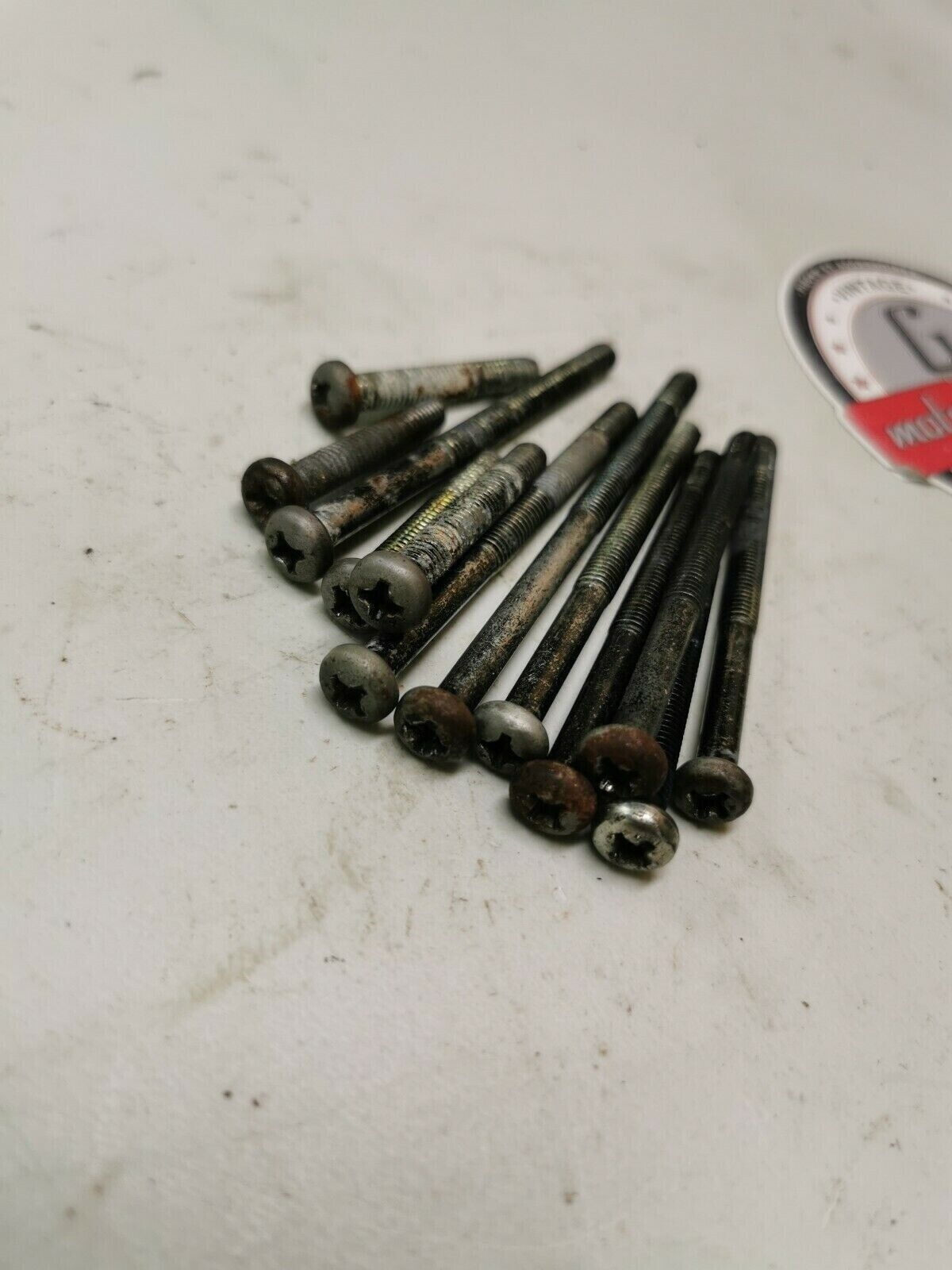 Honda XR100 1984 motor engine bottom end crankcase bolt hardware