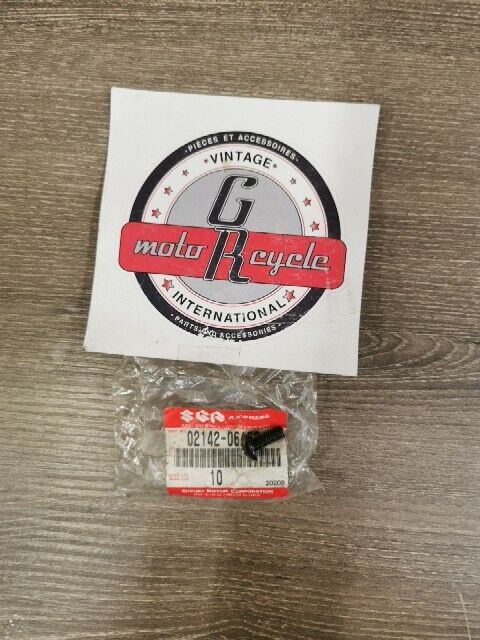 NOS SUZUKI GSXR1100W AN400A LTF400 GN125EV LTF500F SCREW 02142-06163 S47
