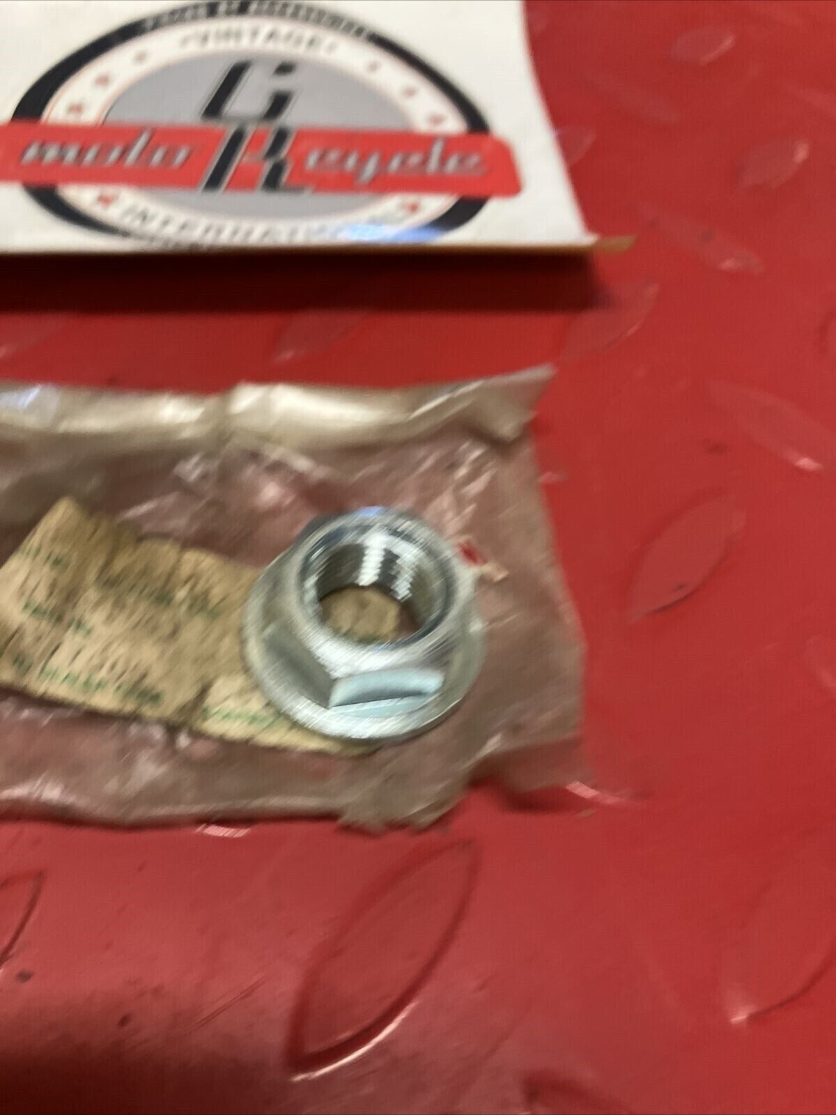 NOS KAWASAKI NUT FLANGED 16MM 92015-1041 K17