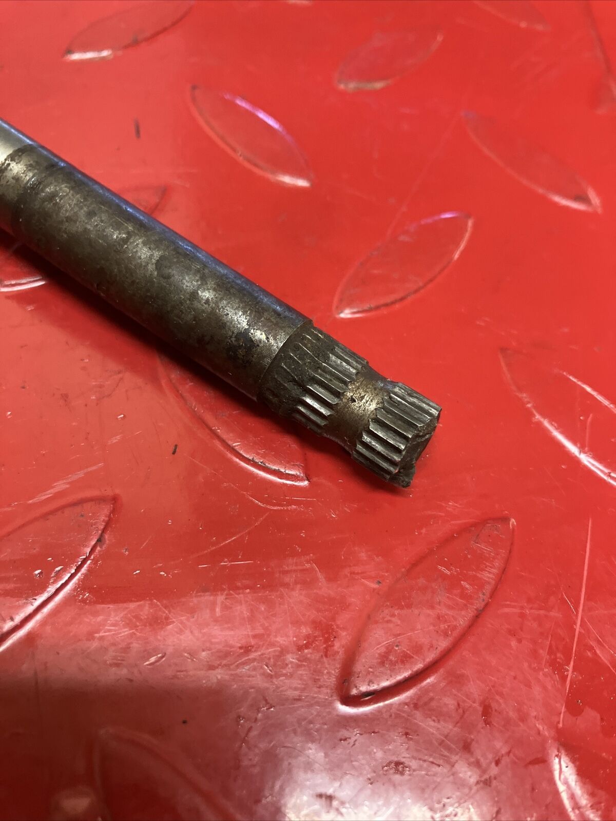 Suzuki DS100 1978 transmission gearshift gear shift shaft sprindle