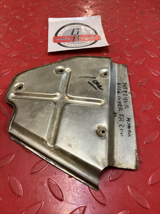 Honda XR200 1981 side cover airbox heat shield protector 1980 1982 1983