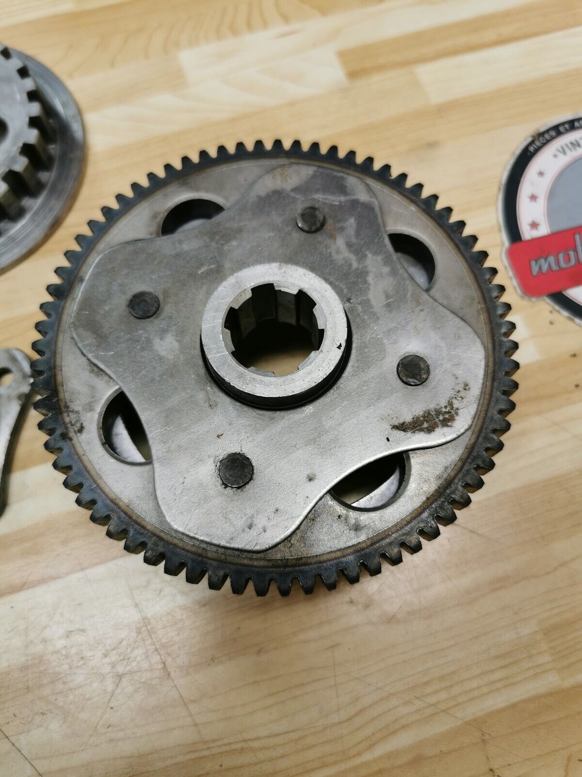 Honda XR80 1983 clutch basket hub pressure plate 22100-149-000 22121-115-010