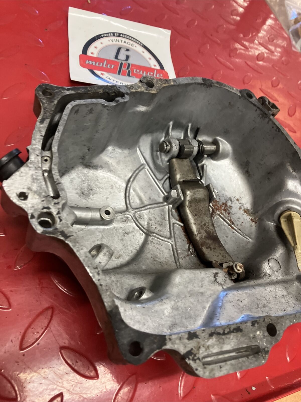 Honda XR75 1974 right crankcase clutch cover 1974 1975 1976