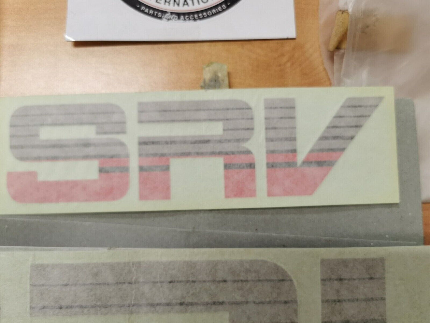 NOS YAMAHA SRV 1989 Emblem Part Number KIT 86U-77356-00-00 86U-77355-00 Y49