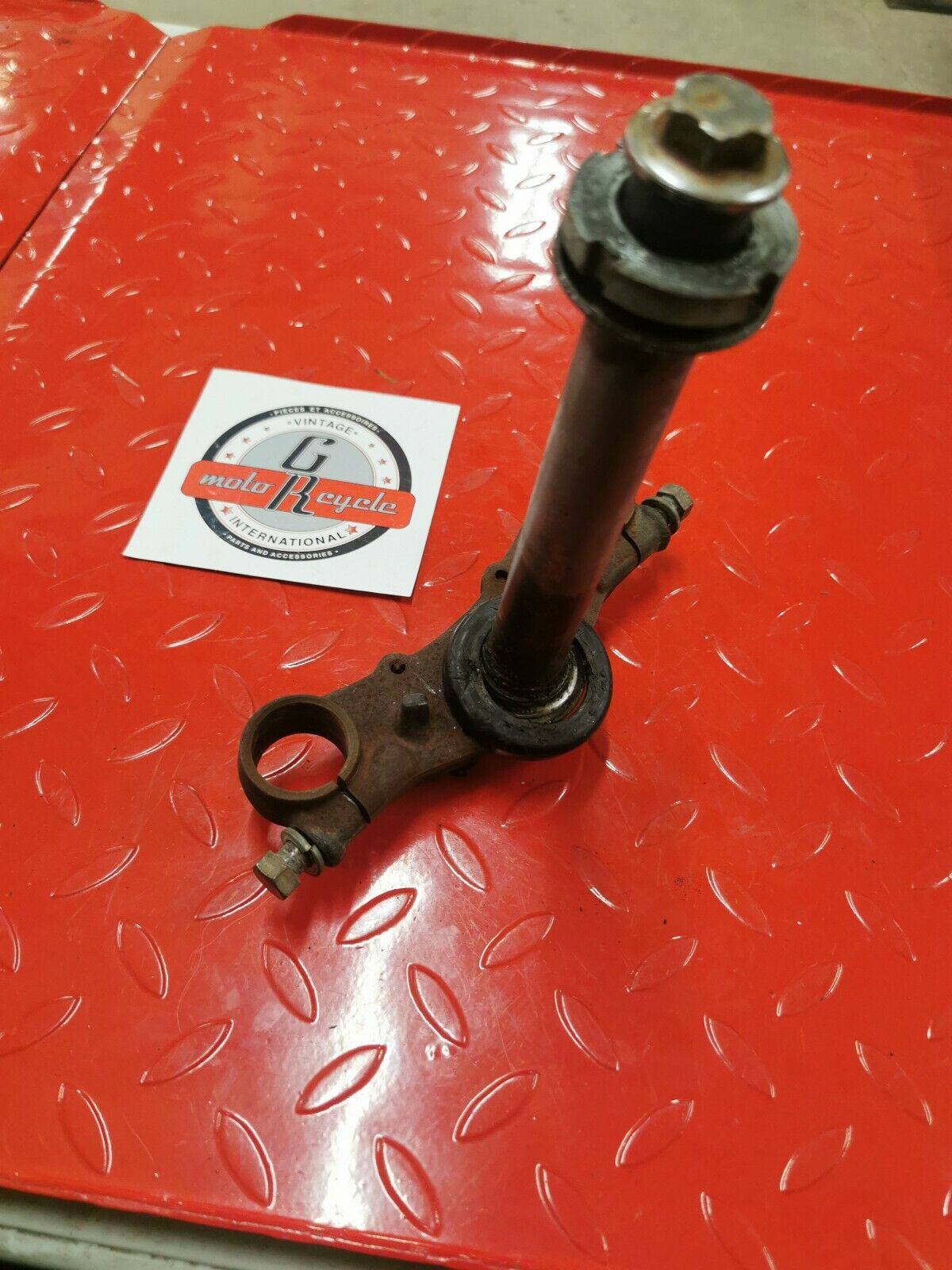 Kawasaki KX80 1979 steering stem triple clamp tree 1980