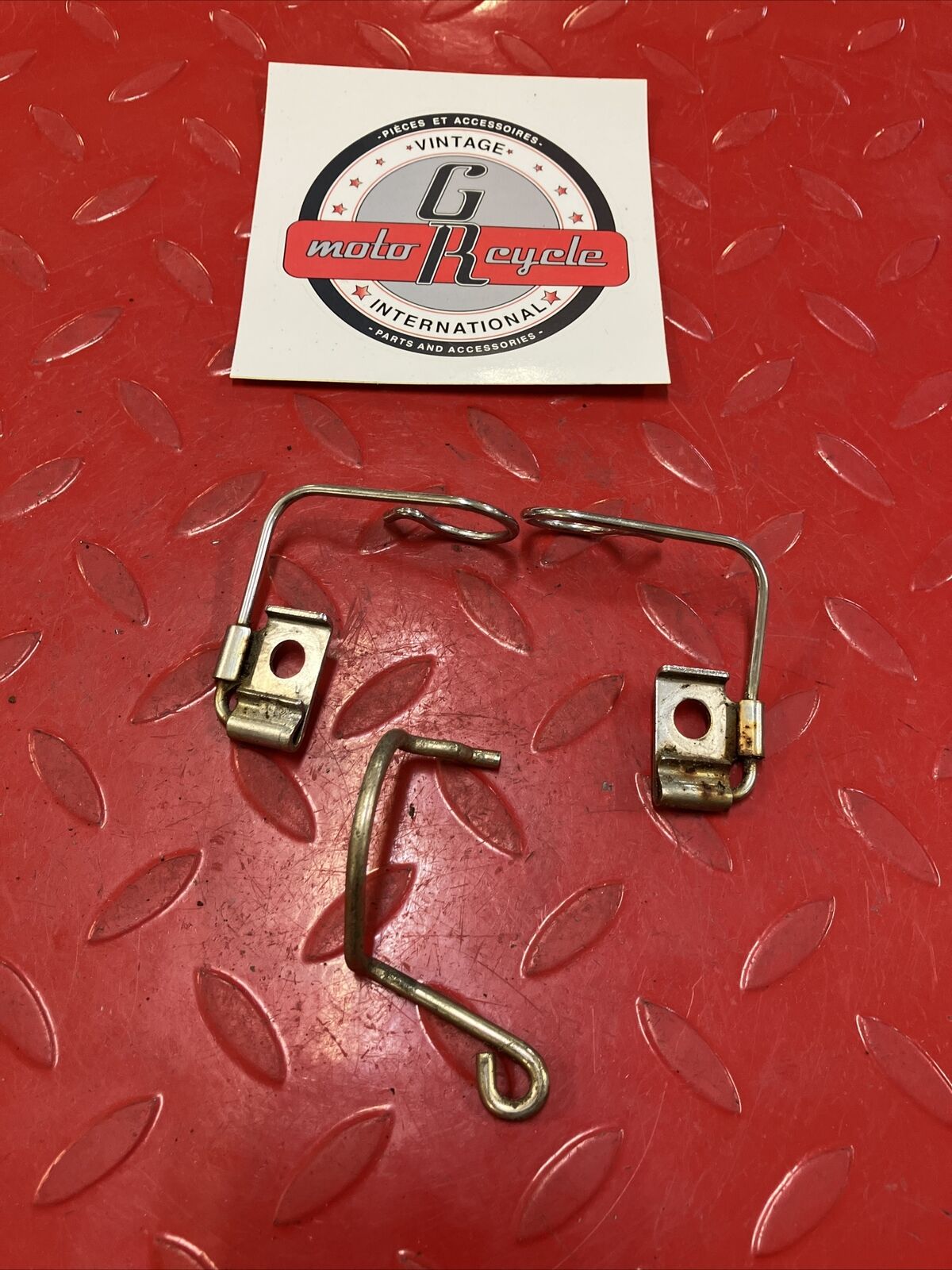 Kawasaki VN750 1986 Vulcan 750 cable harness clamp guide 92037-1667 92037-1666