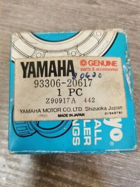 NOS YAMAHA ET340B ET300C SR540D VK540 EC340M BEARING B6206 93306-20617-00 Y152