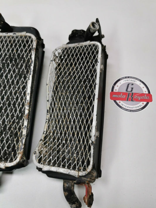 Suzuki RM125 1984 left right radiator set 1985 17710-14502 1985 2