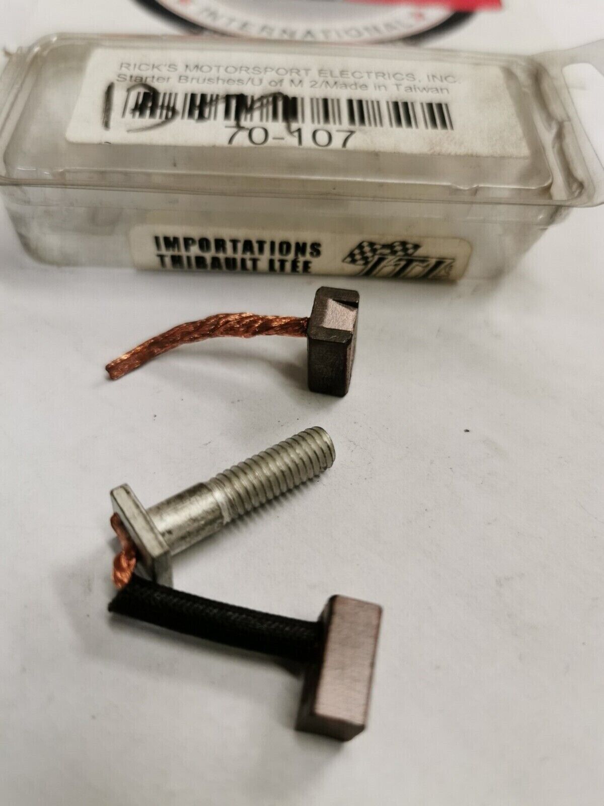 NOS RICKS MOTOSPORT Electrics Starter Motor Brushes QTY 2  70-107 J35
