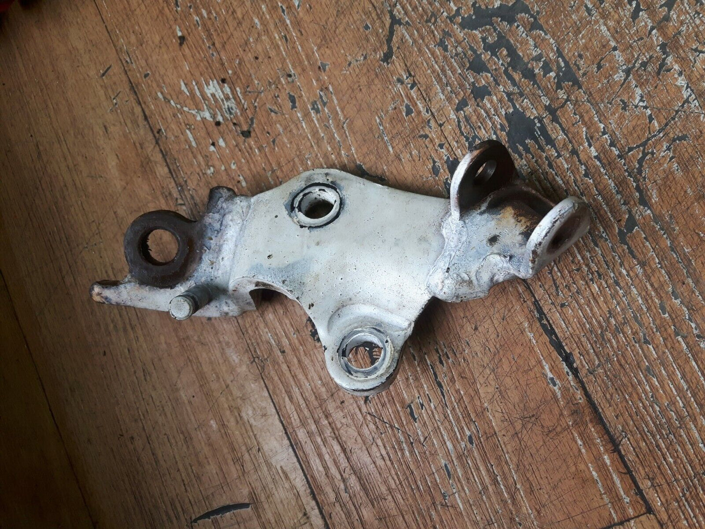 Honda XR80R 1993 footpeg foot peg rest bracket kickstand plate kick stand