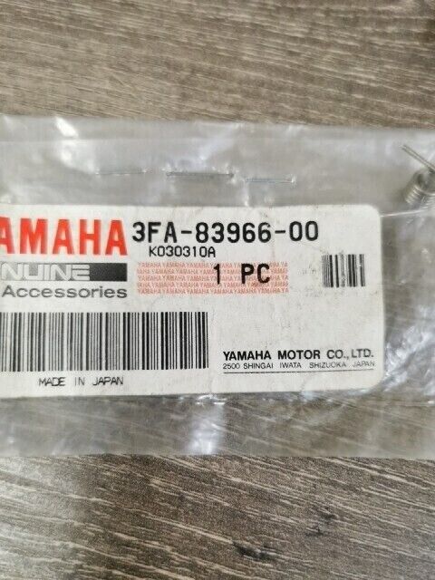 NOS YAMAHA ATV YFM80RV YFM50RW YFM125S RETURN SPRING 3FA-83966-00-00 Y106