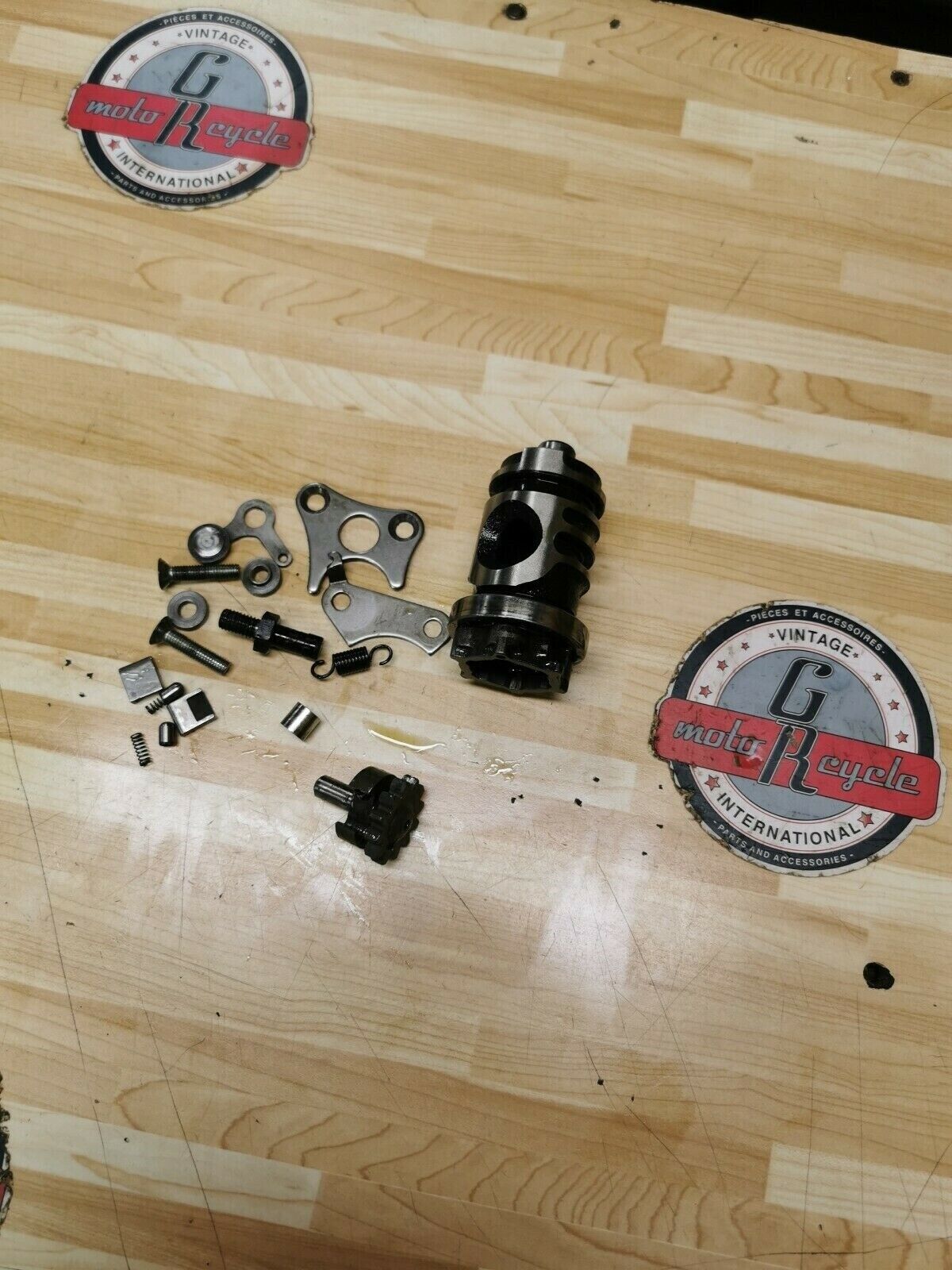 Kawasaki KX250 1981 transmission gearshift gear drum cam assy 1982 KDX250 1980