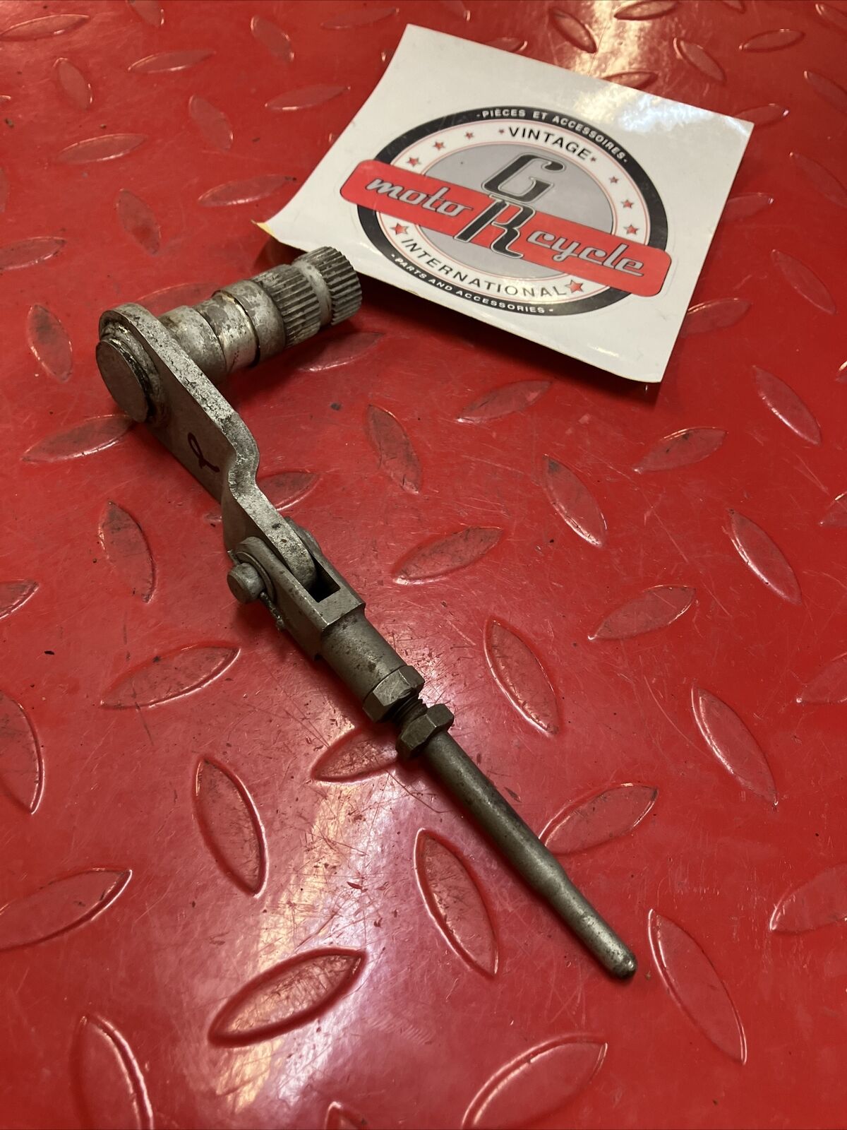 Yamaha RD400 1977 brake pedal shaft joint rod 1976 2