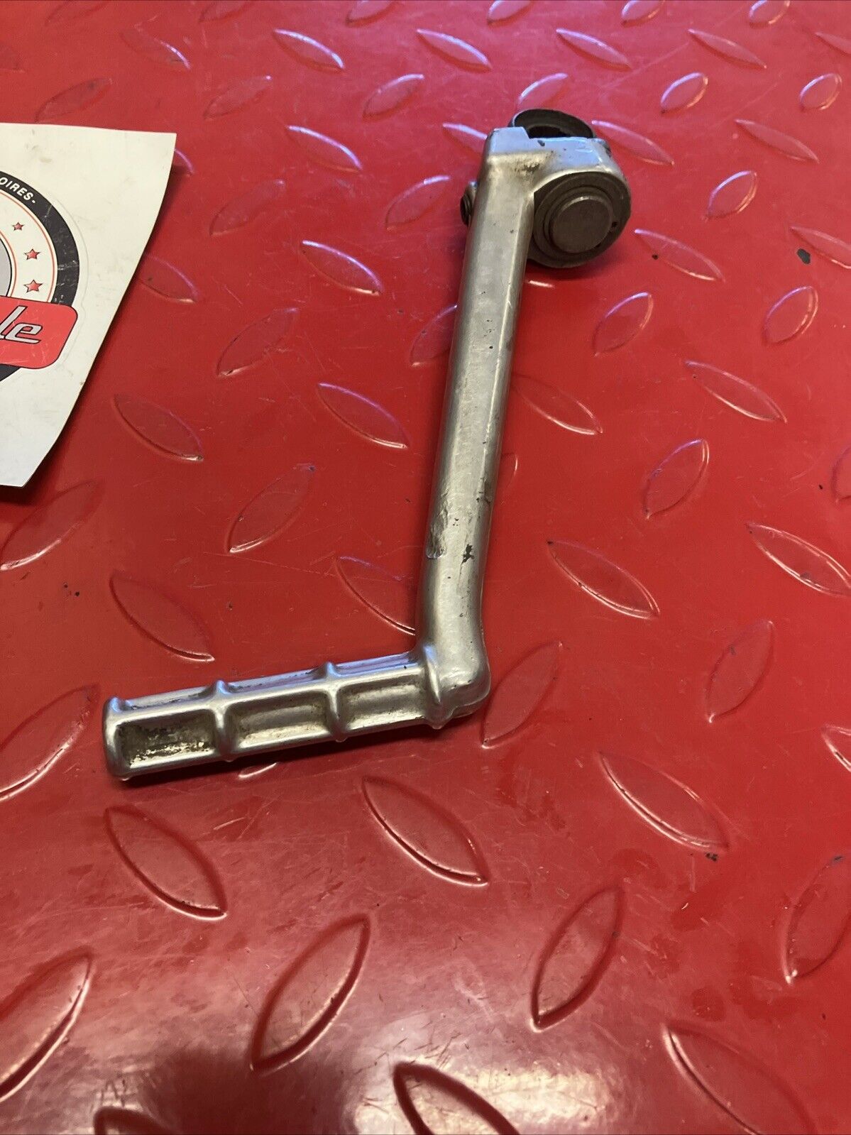 Kawasaki KX125 1987 kickstarter kick starter lever pedal arm 1984 1985 1986 1989