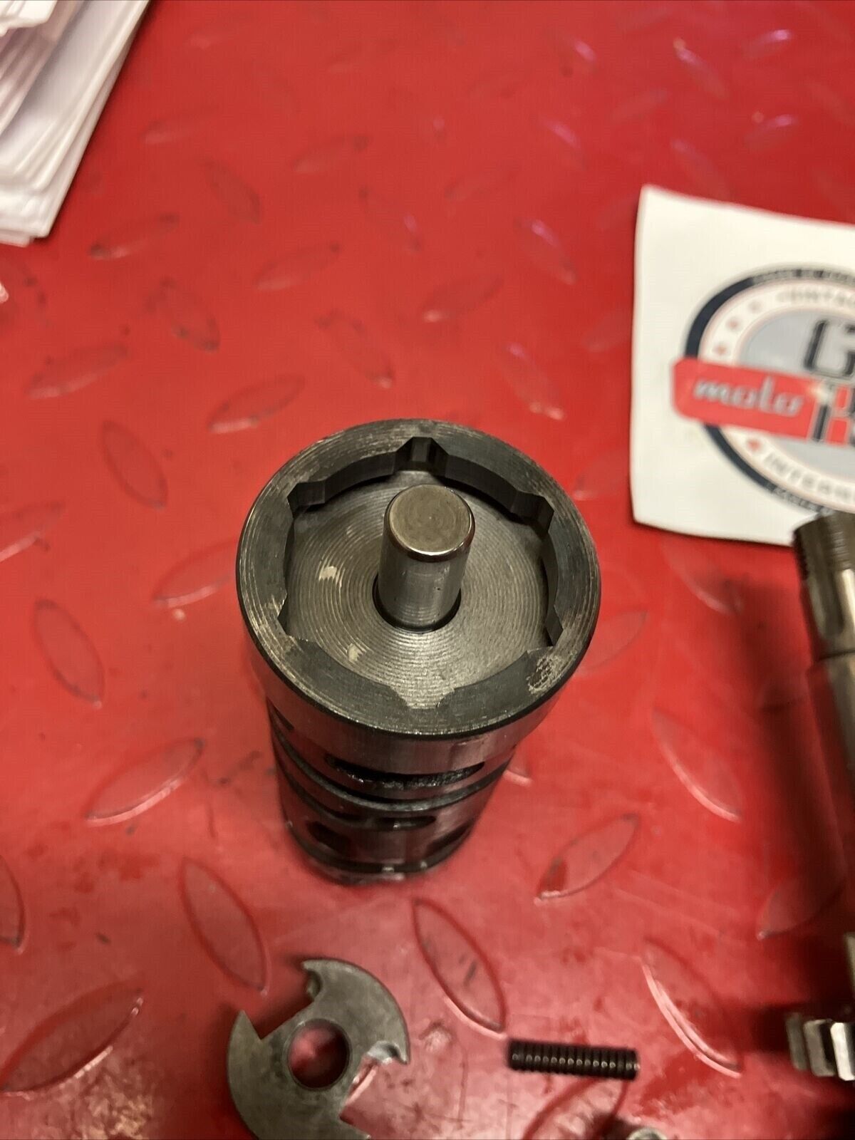 Suzuki DS100 1978 transmission gearshift gear shift drum cam forks axle shaft